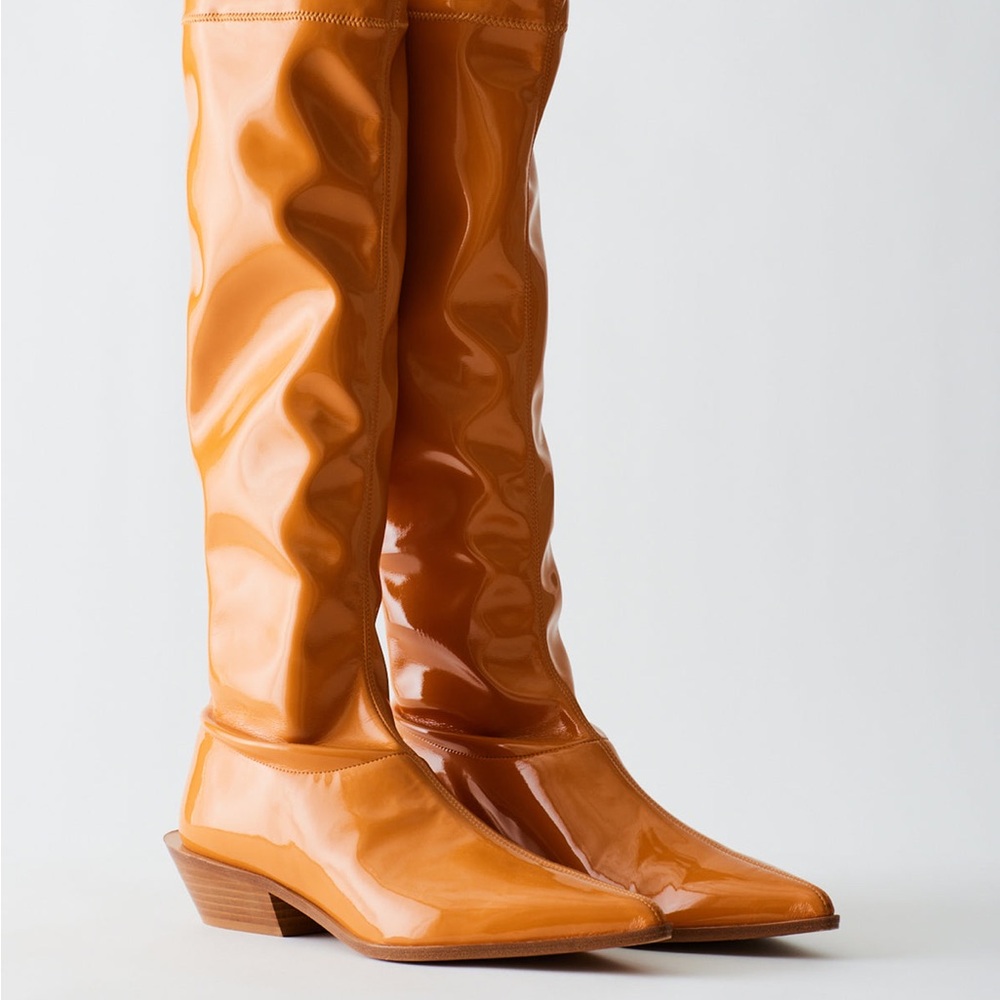 Tibi Patent Bronson - Regular Calf size 40